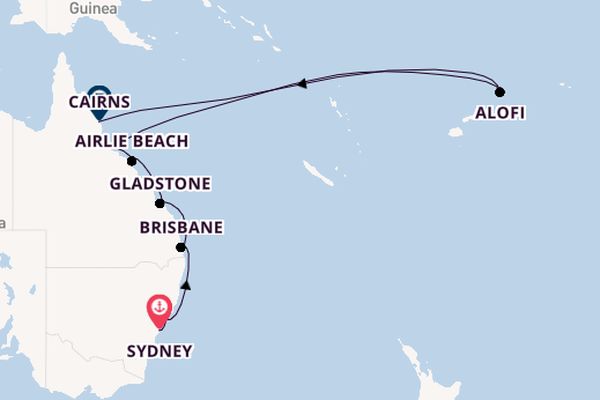 Australia from Sydney, Australia with the Azamara Pursuit