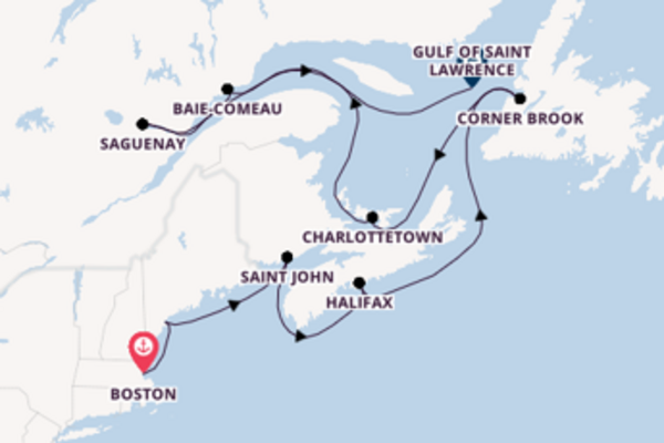 Spectacular Boston to spectacular Gulf of Saint Lawrence