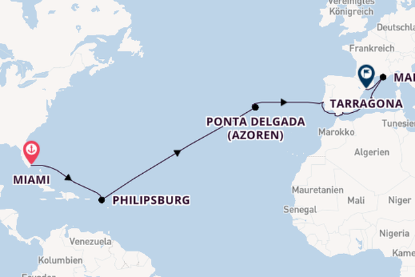 MSC Meraviglia - Miami erleben & Europas Vielfalt entdecken
