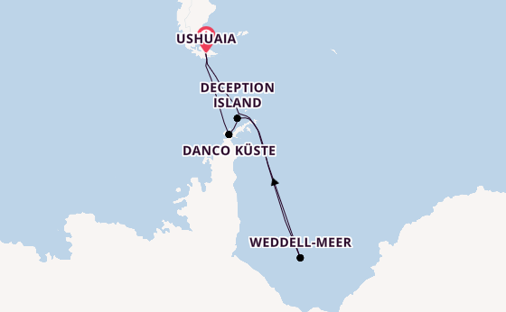 Antarktis ab Ushuaia, Argentinien auf der MS Fridtjof Nansen