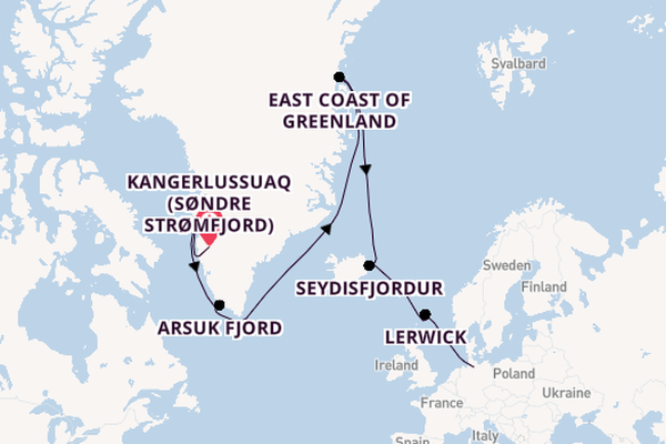 Arctic from Kangerlussuaq (Søndre Strømfjord), Greenland with the HANSEATIC spirit