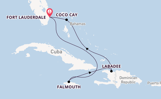 Caribbean vanaf Fort Lauderdale, Verenigde Staten met de Symphony of the Seas℠