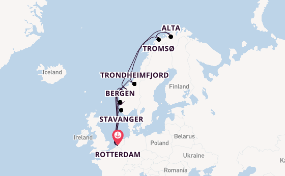 Norway from Rotterdam, Netherlands with the Nieuw Statendam