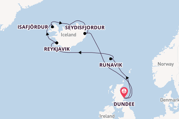 12 day cruise on board the Ambition from Dundee