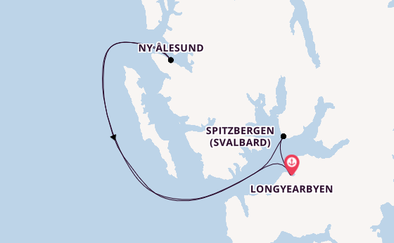 Norwegen ab Longyearbyen, Norwegen auf der Le Commandant Charcot