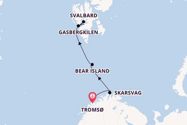 Norway from Tromsø, Norway with the Silver Endeavour