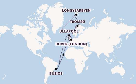 Transatlantic from Reykjavik, Iceland with the Viking Mira