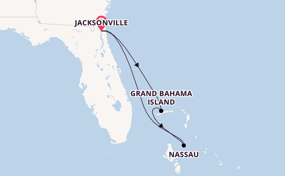 Caribbean from Jacksonville, Florida, USA with the Norwegian Dawn