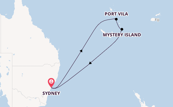South Pacific from Sydney, Australia with the Anthem of the Seas
