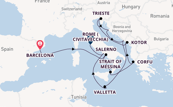 Adriatic Elegance - Catalonia & the Colosseum