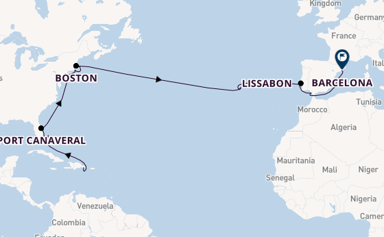 trans-Atlantisch vanaf Nederland met de Costa Fascinosa