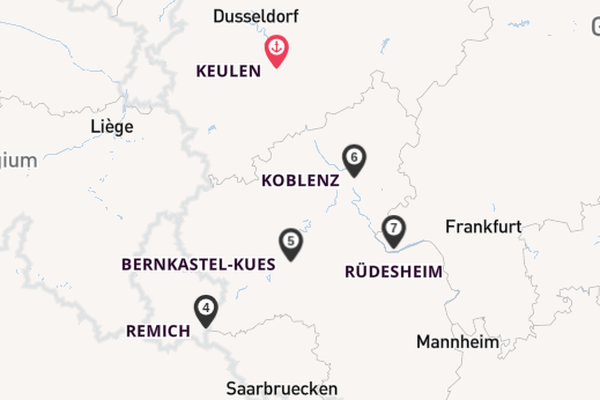 Moezel vanaf Keulen, Duitsland met de nickoSPIRIT