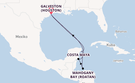Westliche Karibik ab Galveston (Houston), USA auf der Symphony of the Seas