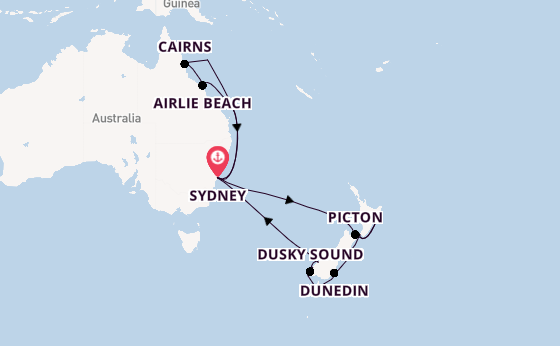 From Reef to Remarkables: Australia to New Zealand with Sydney Stay