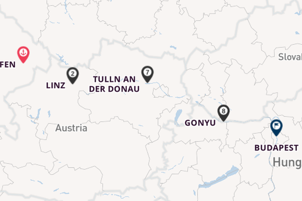 Danube River, Europe from Vilshofen, Germany with the Celebrity Compass