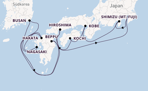 Japan ab Tokio, Japan auf der Seven Seas Explorer