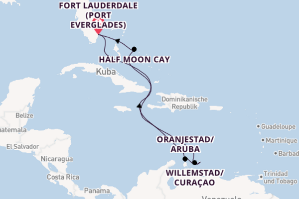 10 Tage Karibik Kreuzfahrt