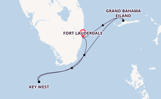 Caribbean vanaf Fort Lauderdale, Verenigde Staten met de Celebrity Reflection