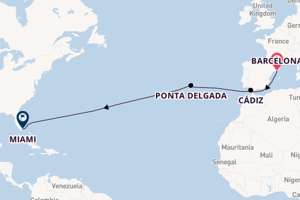 Transatlantic from Barcelona, Spain with the Norwegian Jewel