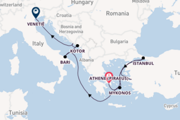 11daagse cruise met de Riviera vanuit Athene (Piraeus)