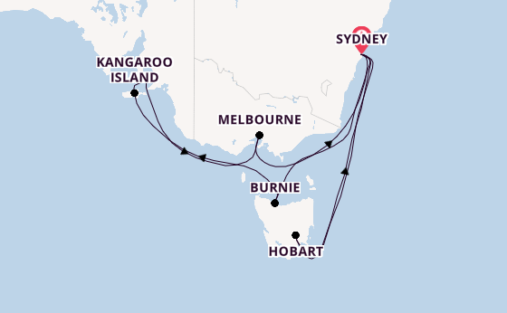 Australia from Sydney, Australia with the Norwegian Spirit 