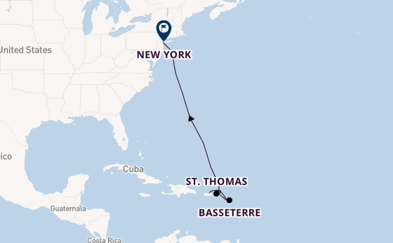 Caribbean vanaf San Juan, Puerto Rico met de Norwegian Prima