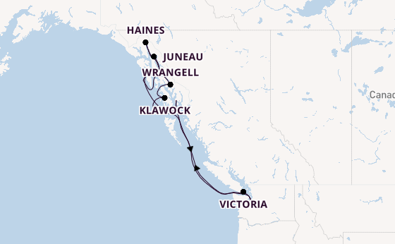 Alaska & West Canada from Seattle, Washington, USA with the Riviera