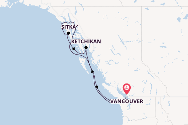 Alaska & West Canada from Vancouver, Canada with the Serenade of the Seas