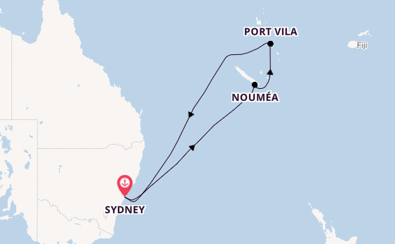 South Pacific from Sydney, Australia with the Anthem of the Seas