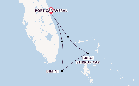 Caribbean vanaf Port Canaveral, Verenigde Staten met de Norwegian Epic