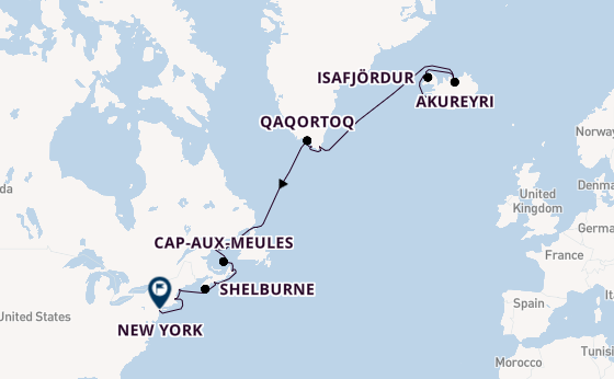 Transatlantic from Reykjavik, Iceland with the Seabourn Ovation 