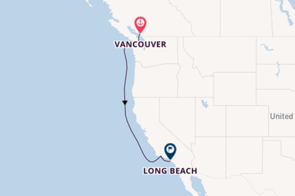 USA West Coast from Vancouver, Canada with the Seabourn Sojourn