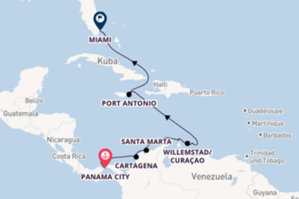 Entdecken Sie Willemstad/Curaçao ab Panama City