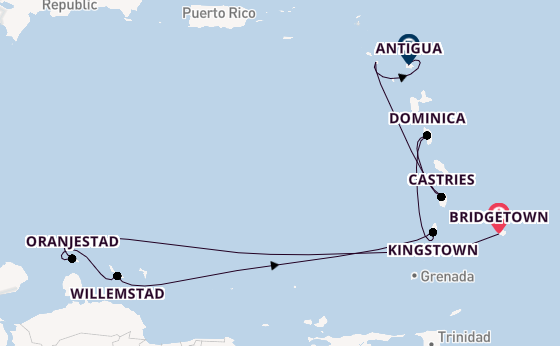 Caribbean Fly Cruise: Barbados to Antigua