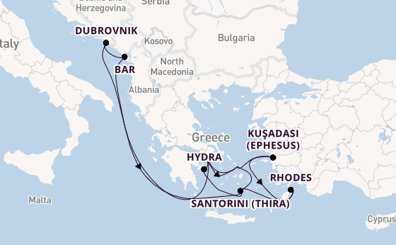 Empires & Islands: Greece, Croatia, Montenegro & Turkey