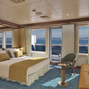 Come aboard the undefined and discover one of 46 cabin categories on a total of 14 decks that can accommodate 3690 passengers. Choose your dream cabin and feel at home on board the undefined!