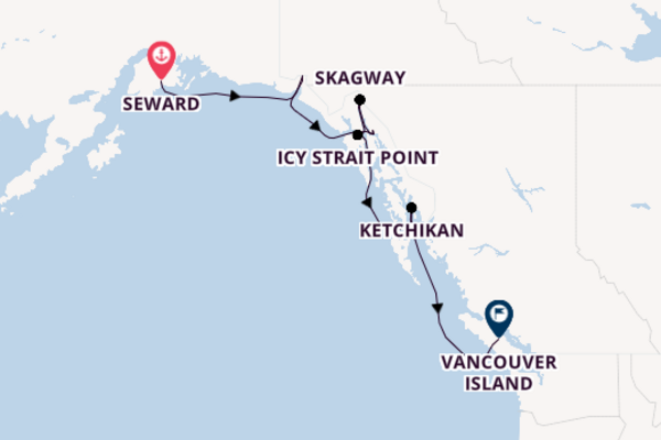 Ga mee op de Radiance of the Seas naar Vancouver Island