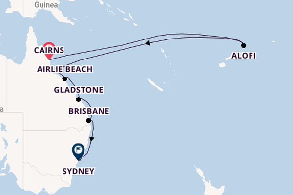 Australia from Cairns, Australia with the Azamara Pursuit