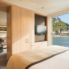 Come aboard the undefined and discover one of 11 cabin categories on a total of 4 decks that can accommodate 0 passengers. Choose your dream cabin and feel at home on board the undefined!