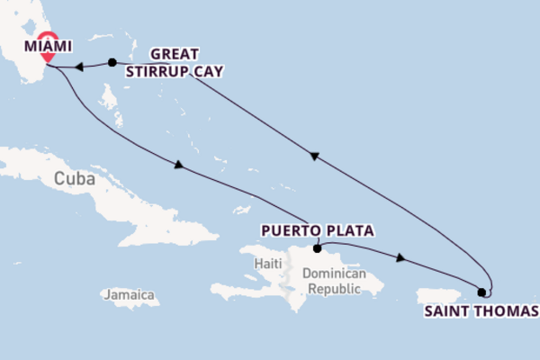 Caribbean From Miami with the Norwegian Encore