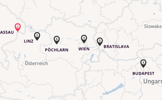 Donau ab Passau auf der MS Celina