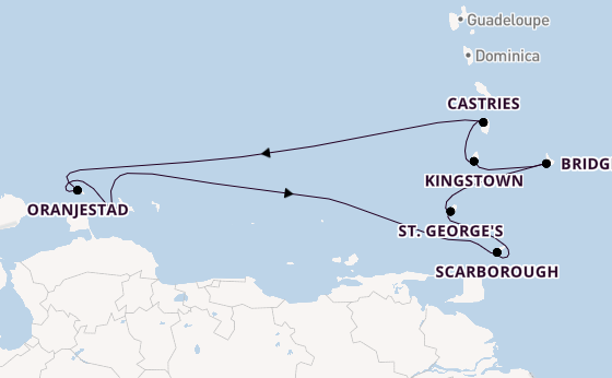 10 day cruise with the Renaissance to Willemstad