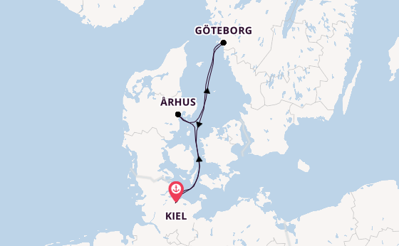 Kurzreise nach Århus & Göteborg ab Kiel
