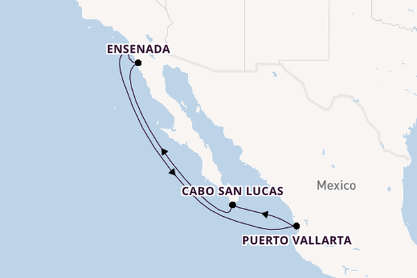 Mexican Riviera from San Diego, California with the Disney Magic