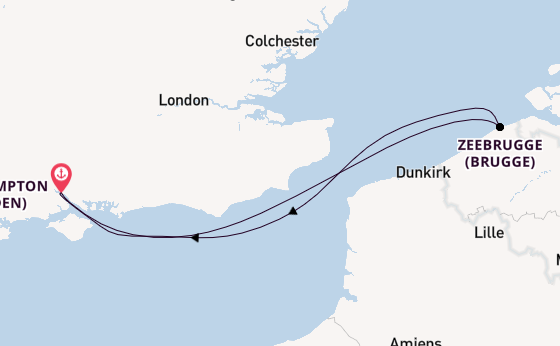 Engeland vanaf Southampton (Londen), Engeland met de Queen Elizabeth