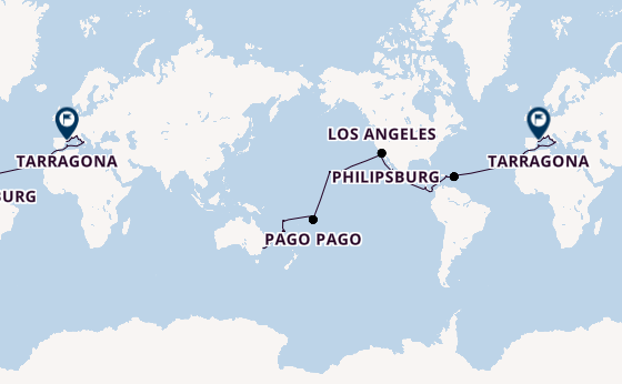 World Cruise from Sydney, Australia with the MSC Magnifica