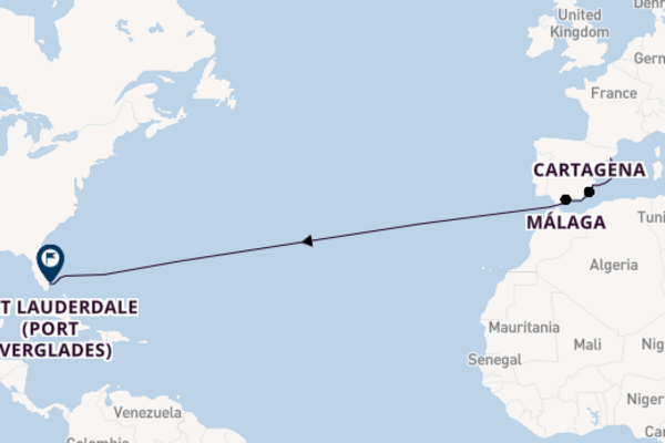 Transatlantic & Repositioning from Barcelona, Spain with the Allure of the Seas