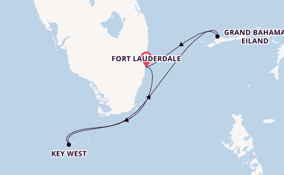 Caribbean vanaf Fort Lauderdale, Verenigde Staten met de Celebrity Reflection