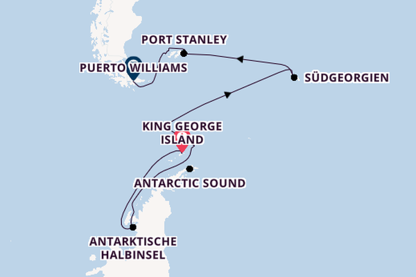 Antarktis ab King George Island, Antarktis auf der Silver Cloud Expedition