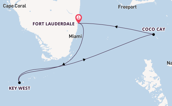 Caribbean vanaf Fort Lauderdale, Verenigde Staten met de Celebrity Silhouette